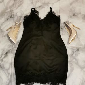 5/$10 PLT Black Slip Dress